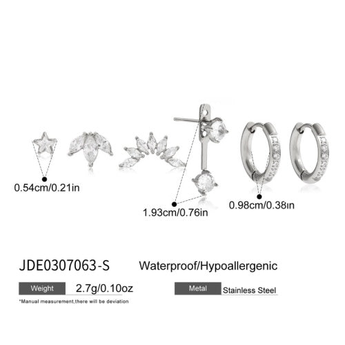 Boucles d’oreilles en acier – E0307063-S