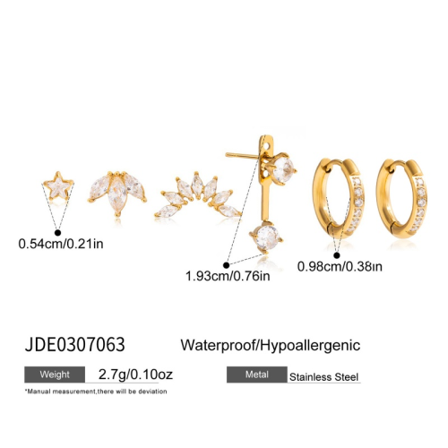 Boucles d’oreilles en acier – E0307063