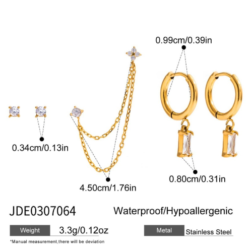 Boucles d’oreilles en acier – E0307064