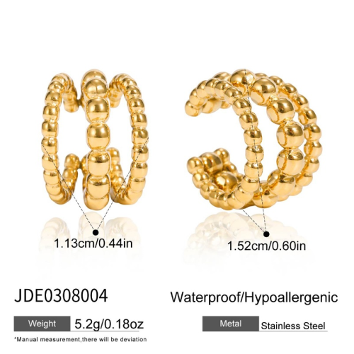 Boucles d’oreilles en acier – E0308004