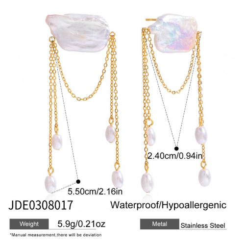 Boucles d’oreilles en acier – E0308017