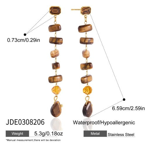BOUCLES D’OREILLES ACIER REF E0308206