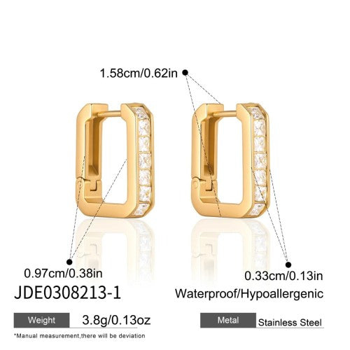 BOUCLES D’OREILLES ACIER REF E0308213-1