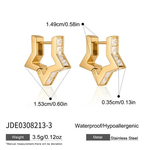 BOUCLES D’OREILLES ACIER REF E0308213-3