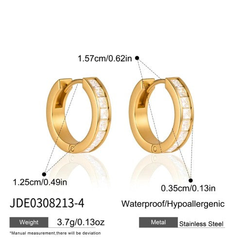 BOUCLES D’OREILLES ACIER REF E0308213-4
