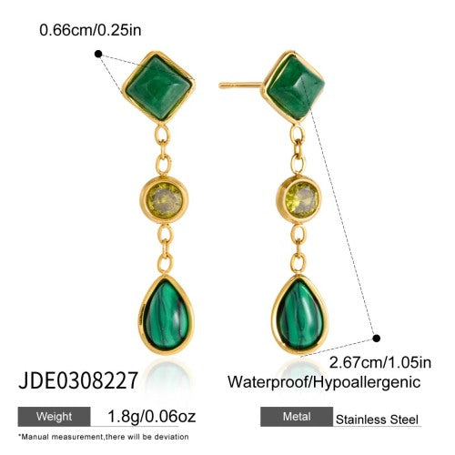 BOUCLES D’OREILLES ACIER REF E0308227