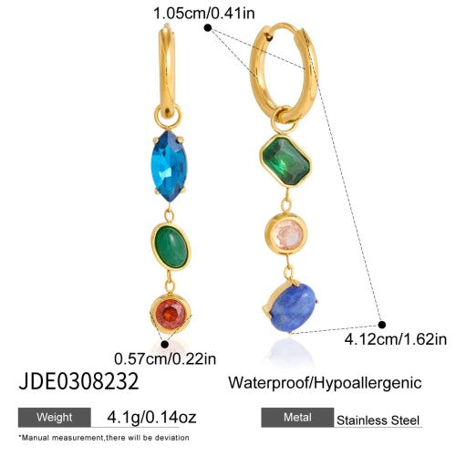 BOUCLES D’OREILLES ACIER REF E0308232
