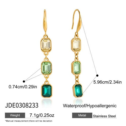 BOUCLES D’OREILLES ACIER REF E0308233