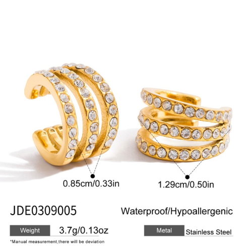 Boucles d’oreilles en acier – E0309005