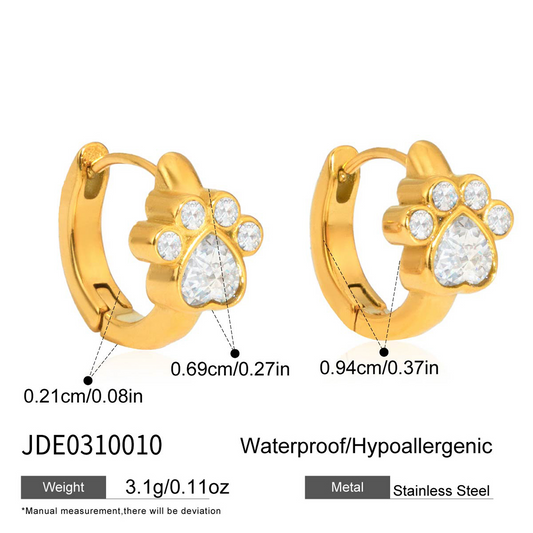 Boucles d’oreilles en acier – E0310010