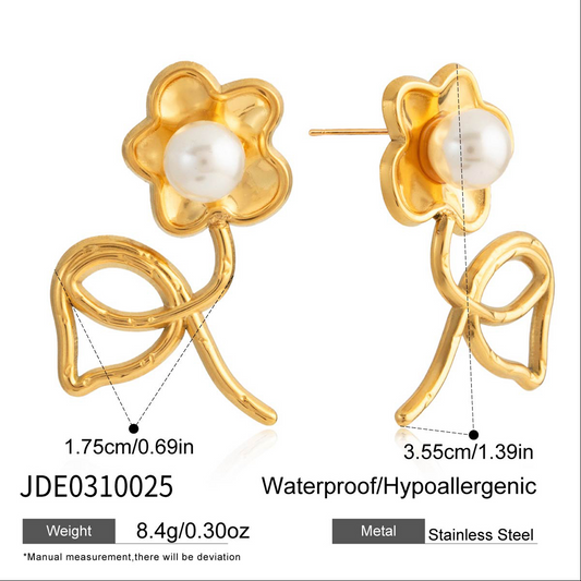 Boucles d’oreilles en acier – E0310025