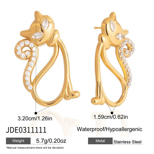 Boucles d’oreilles en acier – E0311111