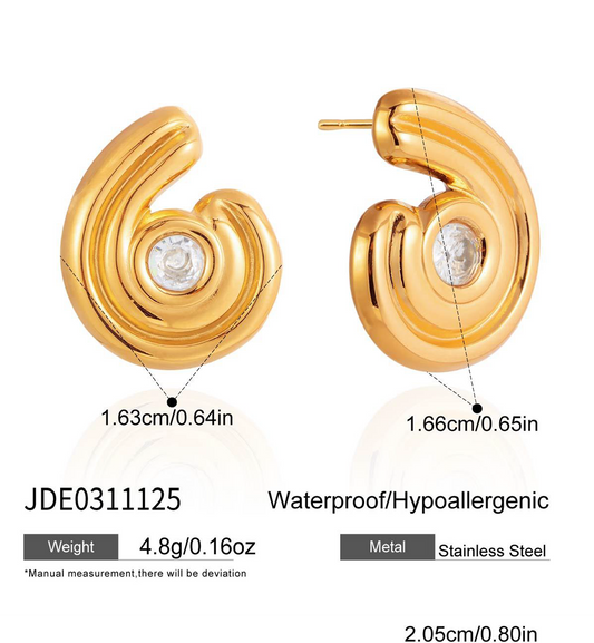 Boucles d’oreilles en acier – E0311125