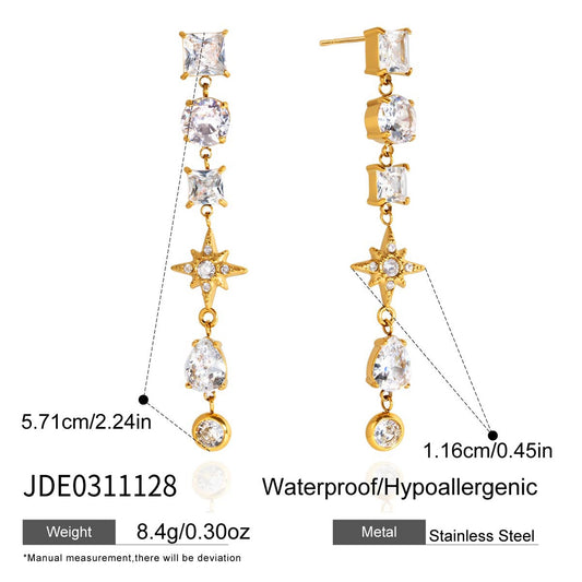 Boucles d’oreilles en acier – E0311128