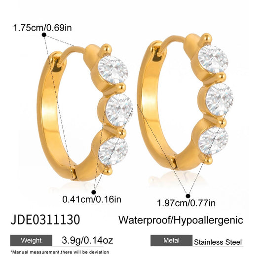 Boucles d’oreilles en acier – E0311130