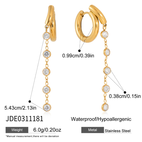 Boucles d’oreilles en acier – E0311181