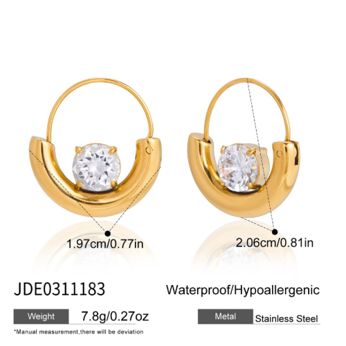 Boucles d’oreilles en acier – E0311183
