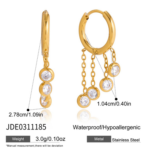 Boucles d’oreilles en acier – E0311185