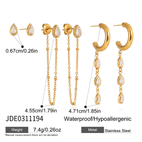 Boucles d’oreilles en acier – E0311194