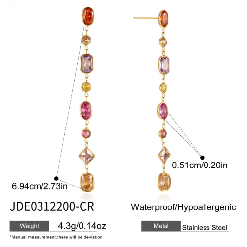 Boucles d’oreilles en acier – E0312200-CR