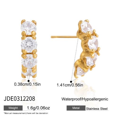 Boucles d’oreilles en acier – E0312208