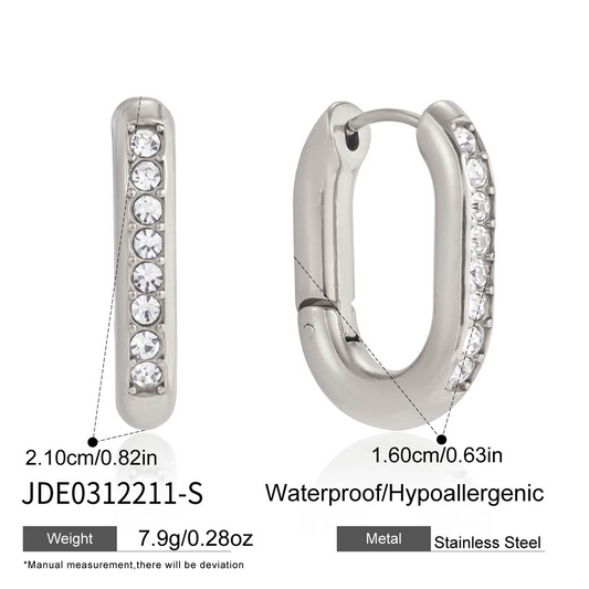 Boucles d’oreilles en acier – E0312211-S