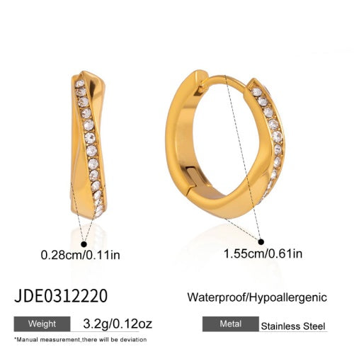 Boucles d’oreilles en acier – E0312220
