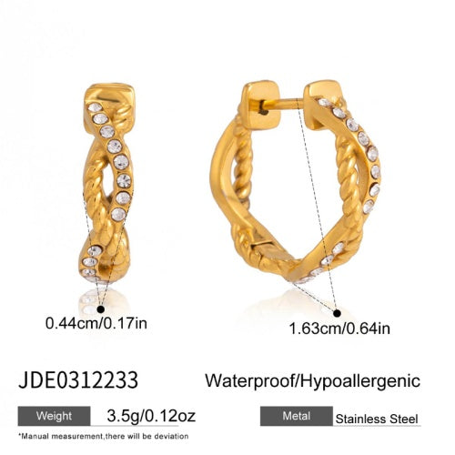 Boucles d’oreilles en acier – E0312233