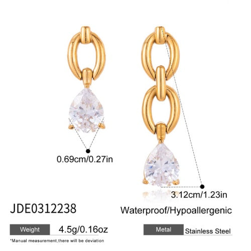 Boucles d’oreilles en acier – E0312238