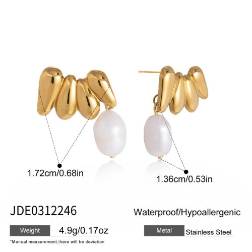 Boucles d’oreilles en acier – E0312246