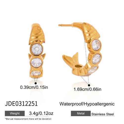 Boucles d’oreilles en acier – E0312251