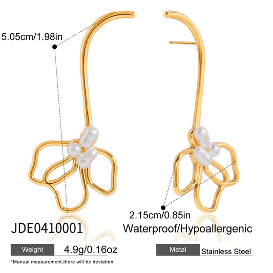Boucles d’oreilles en acier – E0410001