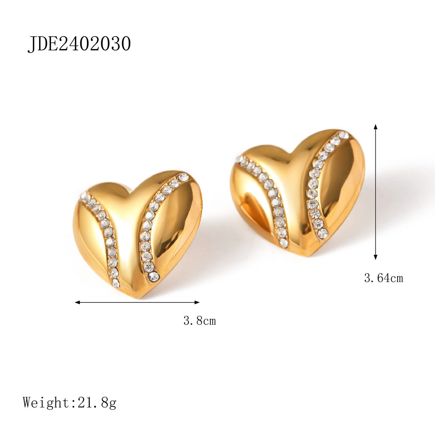 Boucles d’oreilles en acier – E2402030