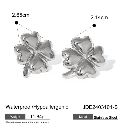Boucles d’oreilles en acier – E2403101-S