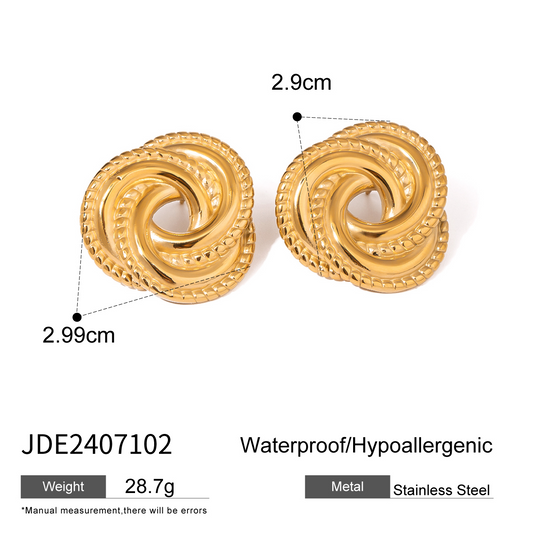 Boucles d’oreilles en acier – E2407102
