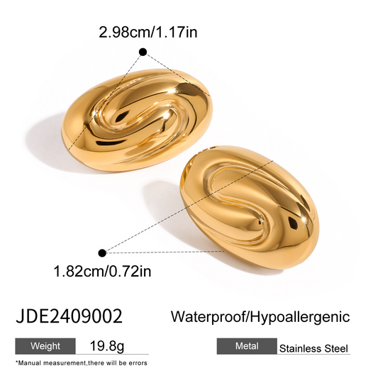Boucles d’oreilles en acier – E2409002