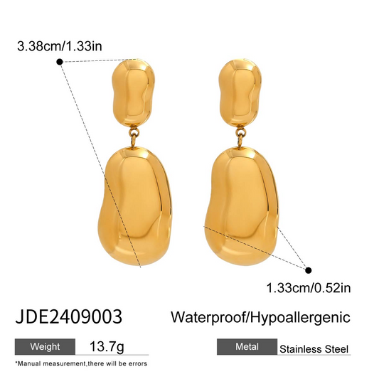 Boucles d’oreilles en acier – E2409004