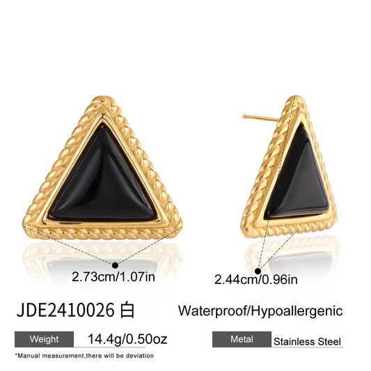 Boucles d’oreilles en acier – E2410026